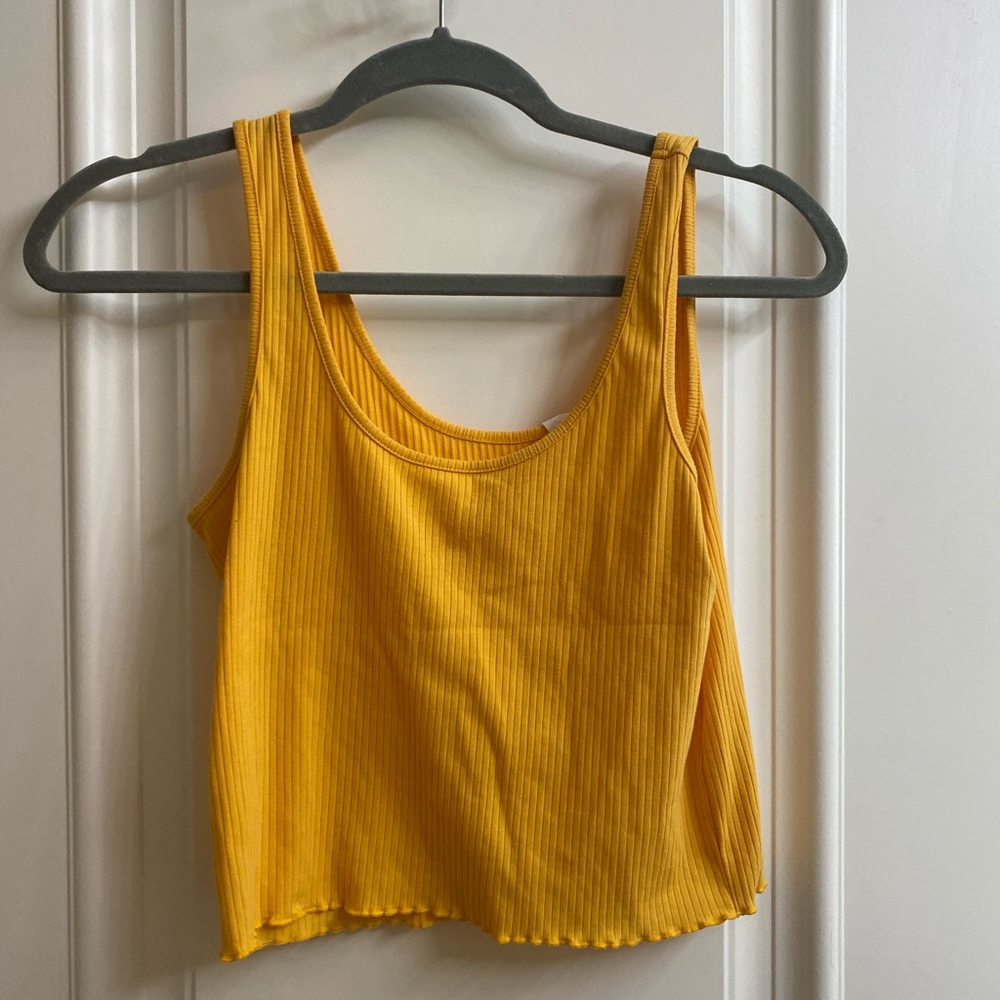 Yellow tank top